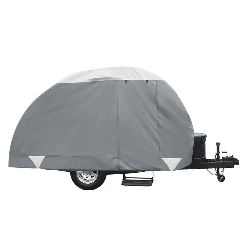 Classic Accessories PolyPro III 150 in. L x 75 in. W x 75 in. H Teardrop Trailer Cover - 80-298-163101-RT