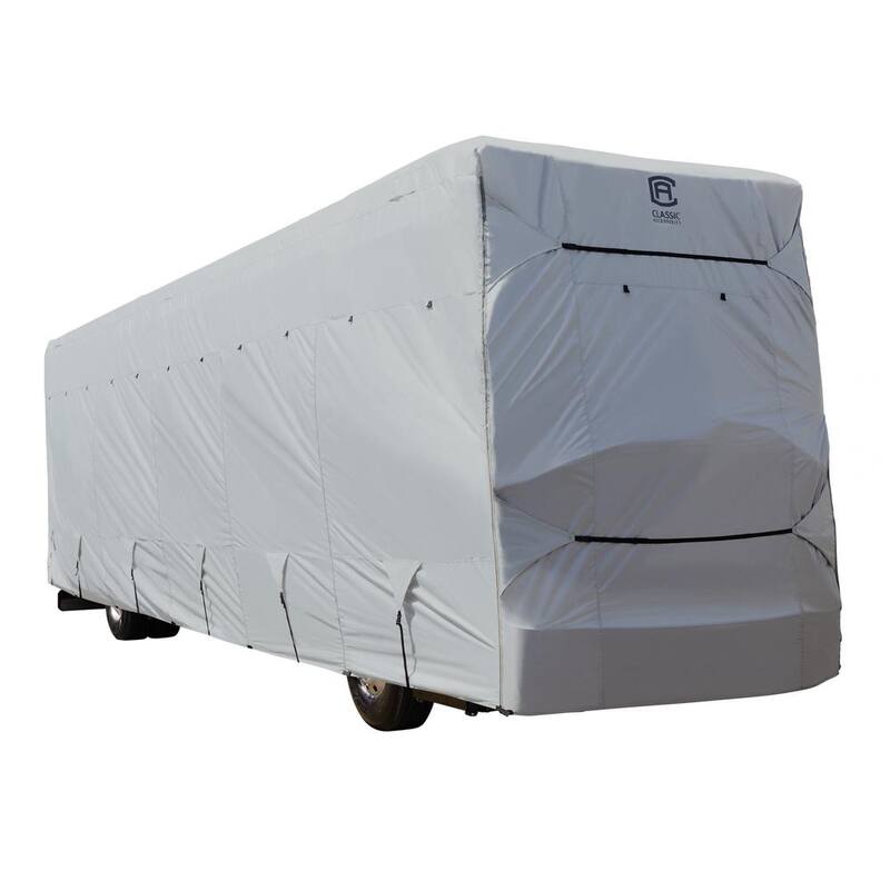 Classic Accessories PermaPRO 408 in. L x 105 in. W x 116 in. H Deluxe Class A RV Cover - 80-330-181001-RT