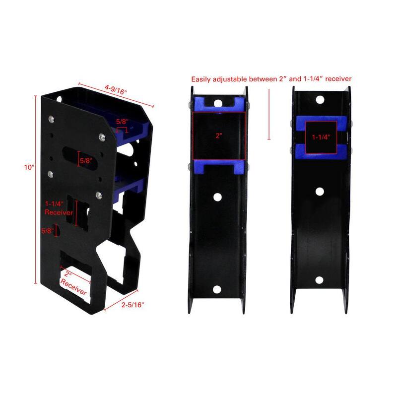 Quick Products The Rack Collector - Wall-Mount Storage Device for Bike Racks, Cargo Carriers, and other Hitch-Mount Accessories - QP-TRC