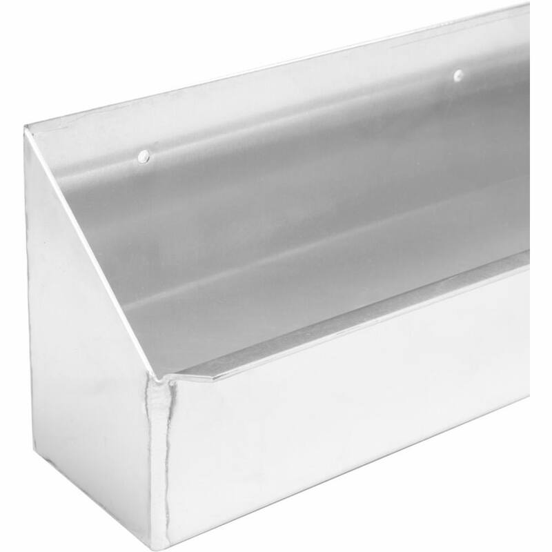 Extreme Max Aluminum Aerosol Storage Shelf for Enclosed Trailer Shop Garage Storage 8-Can Capacity, Silver - 5001.6194