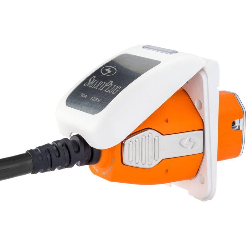 SmartPlug Combo Kit with Female Connector and Non-Metallic Inlet - 30 Amp, White - B30ASSYPW