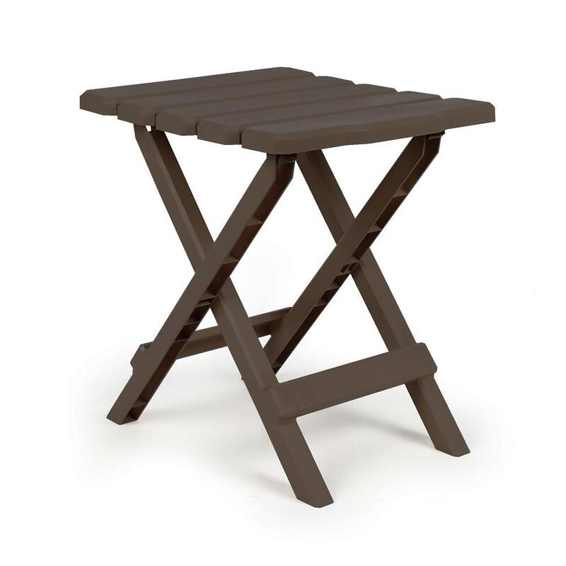 Camco Small Adirondack Folding Table - Brown - 51882