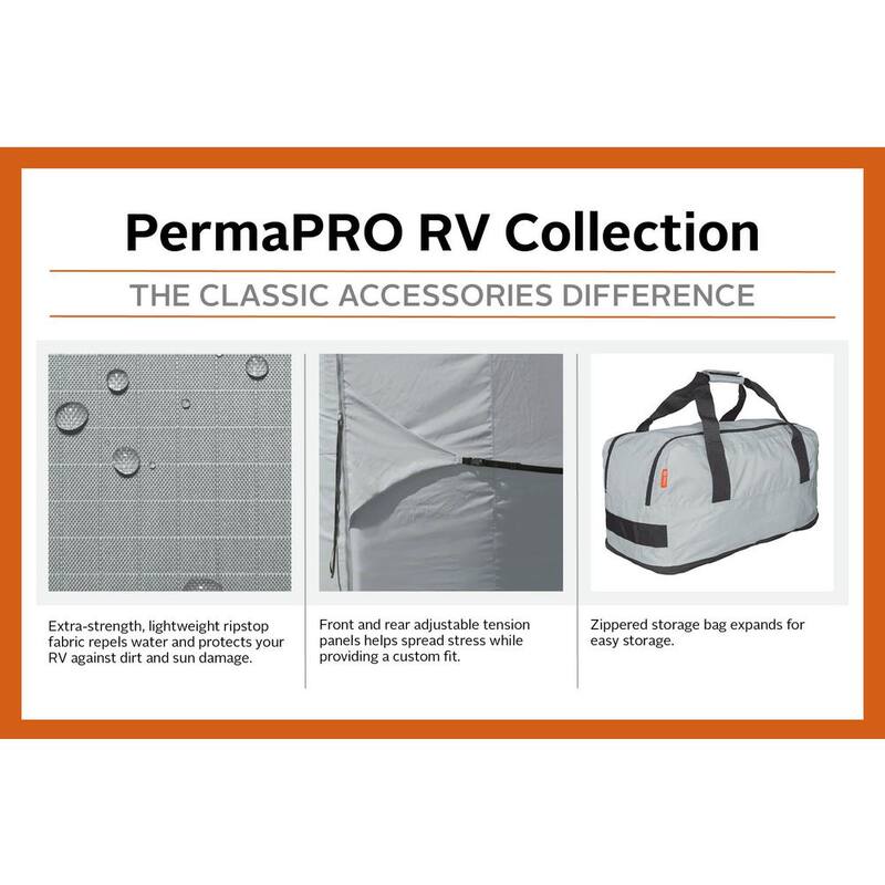 Classic Accessories PermaPro 23 to 26 ft. Class C RV Cover - 80-129-161001-00