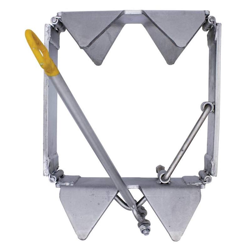 Extreme Max BoatTector Zinc-Plated Cube Anchor (Box Style) - 19 lbs. - 3006.6652