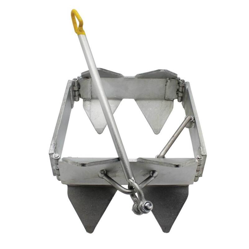 Extreme Max BoatTector Zinc-Plated Cube Anchor (Box Style) - 19 lbs. - 3006.6652