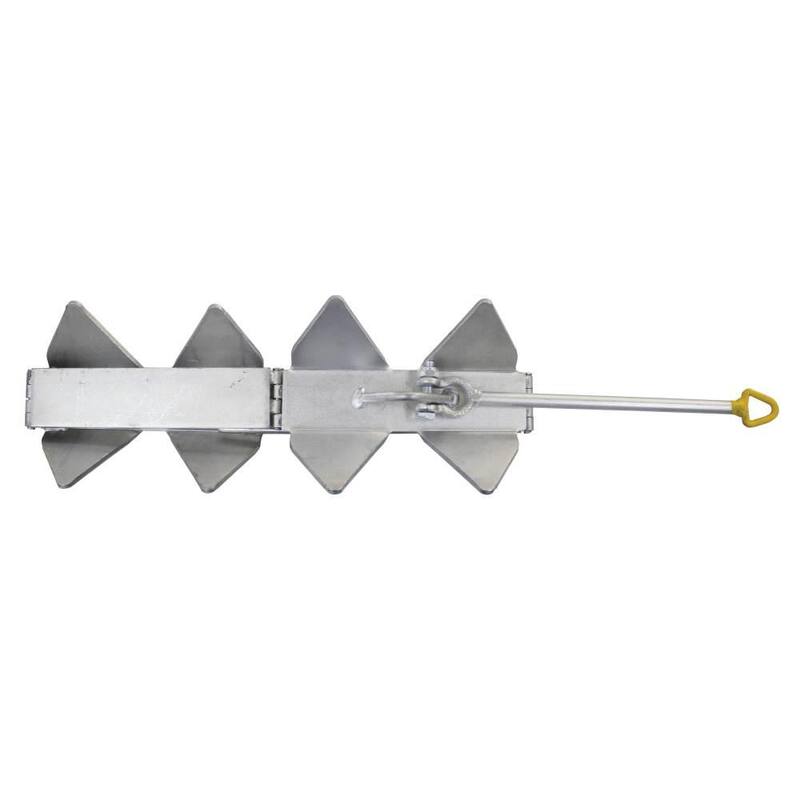 Extreme Max BoatTector Zinc-Plated Cube Anchor (Box Style) - 19 lbs. - 3006.6652