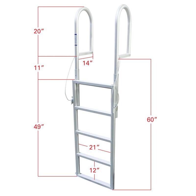 Extreme Max Sliding Dock Ladder - 5-Step - 3005.3464