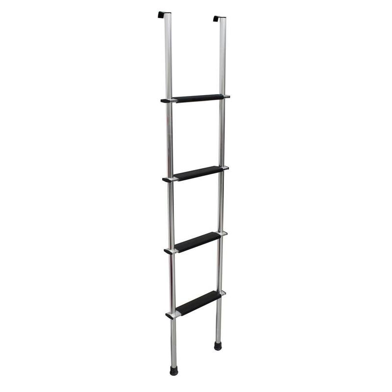 Quick Products RV Bunk Ladder - 66 in., Silver - QP-LA-466S
