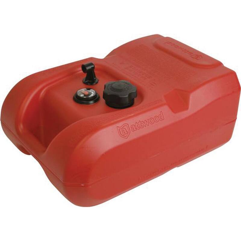 Attwood 6 Gal. EPA Portable Fuel Tank with Gauge - 8806LPG2