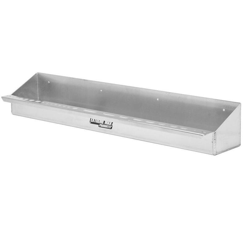 Extreme Max All-Purpose Aluminum Shelf for Race Trailer, Garage, Shop, Enclosed Trailer, Toy Hauler 4 in. x 30 in. - 5001.6202