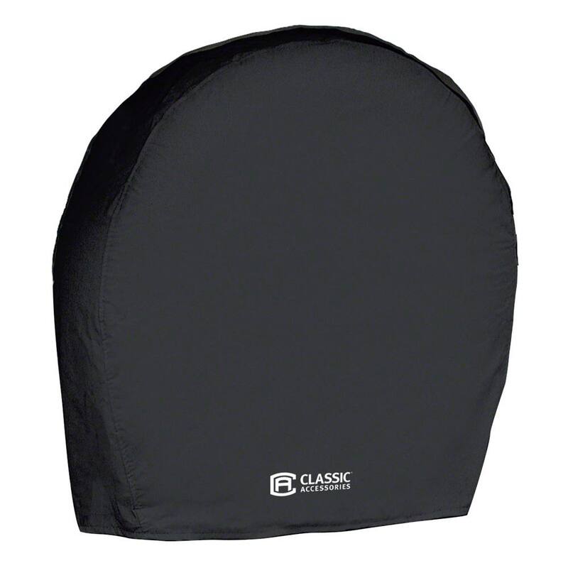 Classic Accessories Black RV Wheel Cover, 27" - 30" Diameter, 8.75" Tire width - 80-238-160402-00