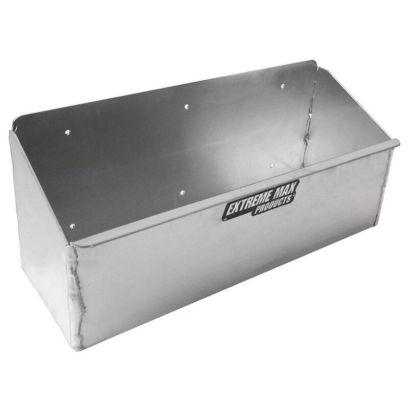 Extreme Max Aluminum Spray Bottle Shelf for Enclosed Trailer Shop Garage Storage - Holds Four 1 Qt. (32 oz.) Spray Bottles - 5001.6105