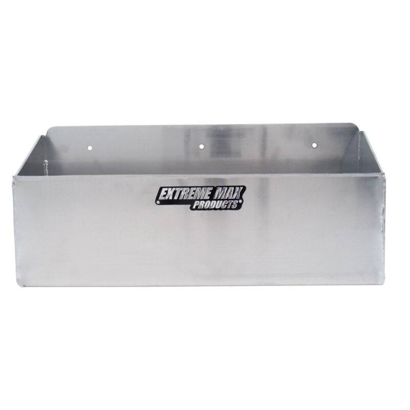 Extreme Max Aluminum Spray Bottle Shelf for Enclosed Trailer Shop Garage Storage - Holds Four 1 Qt. (32 oz.) Spray Bottles - 5001.6105