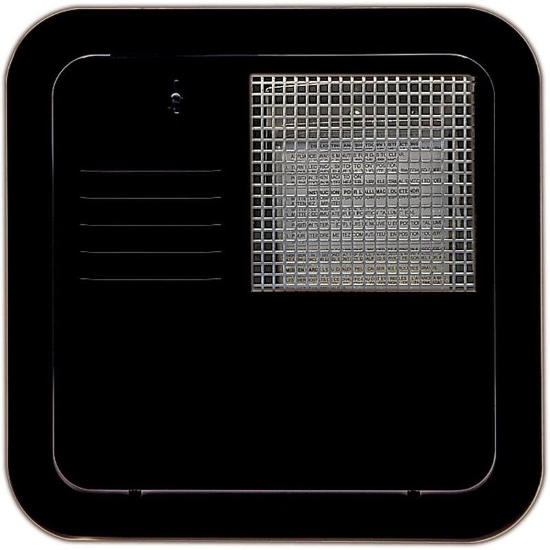 Suburban Water Heater Access Door for 10 Gallon Water Heater - Black - 6259AEB