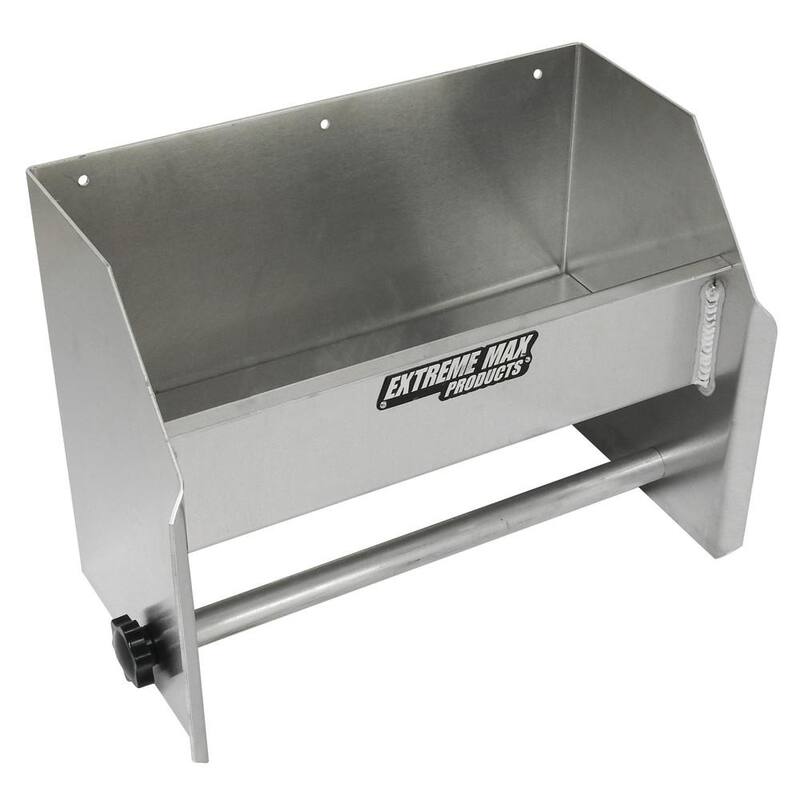 Extreme Max Aluminum Hand Cleaning Station Organizer for Enclosed Race Trailer, Shop, Garage, Storage - 5001.6035