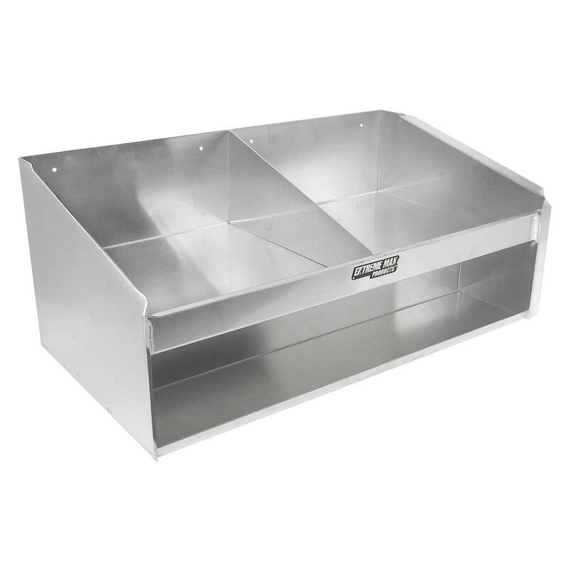 Extreme Max Double Aluminum Helmet Bay Cabinet with Storage - 5001.6038