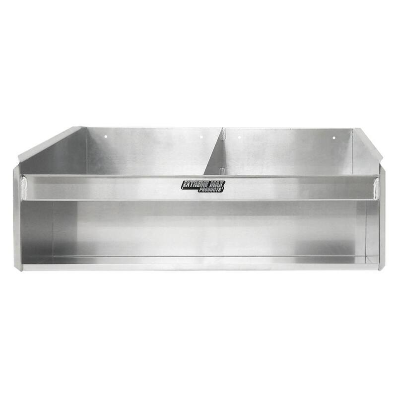 Extreme Max Double Aluminum Helmet Bay Cabinet with Storage - 5001.6038