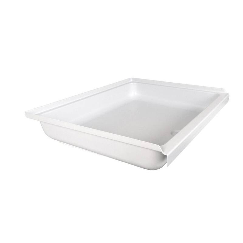 ICON Shower Pan Assembly SP3036-PW, Center Drain - 15460