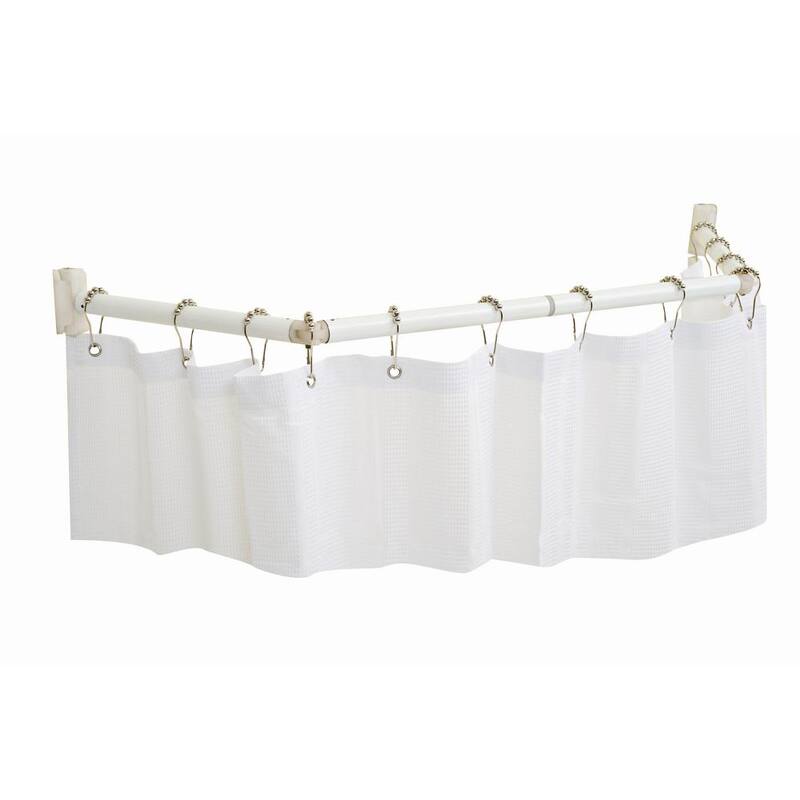 Stromberg Carlson Products RV Extend-A-Shower For 35 in. to 42 in. Openings - White - EXT-3542