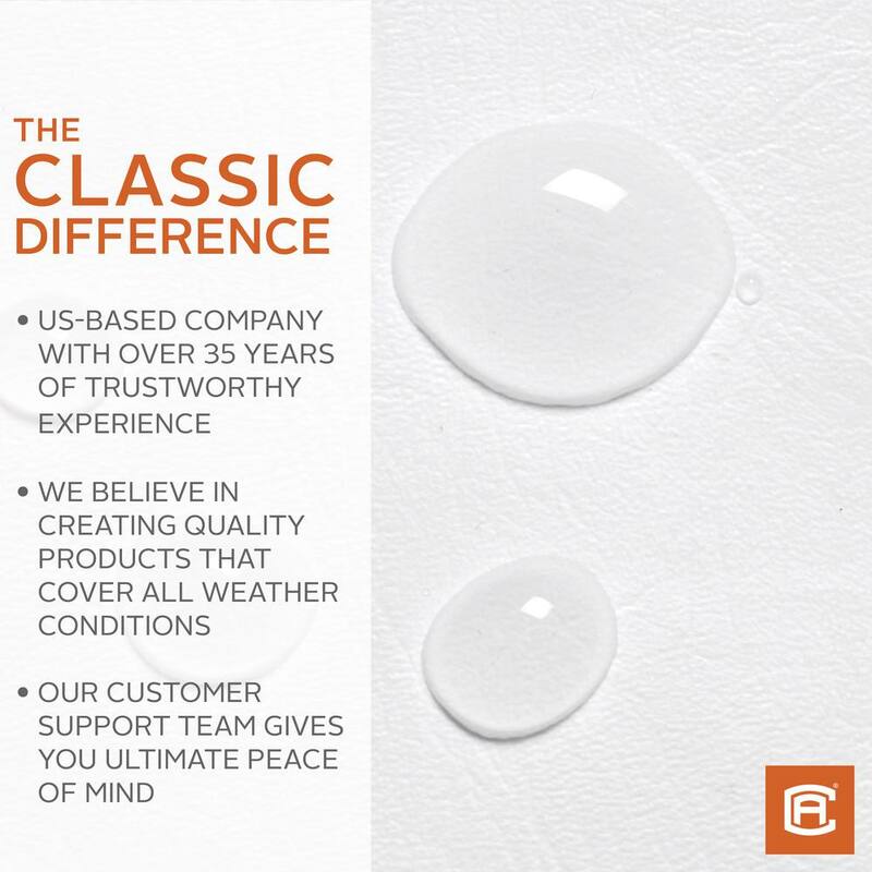 Classic Accessories White RV Wheel Cover, 27" - 30" Diameter, 8.75" Tire Width - 76250