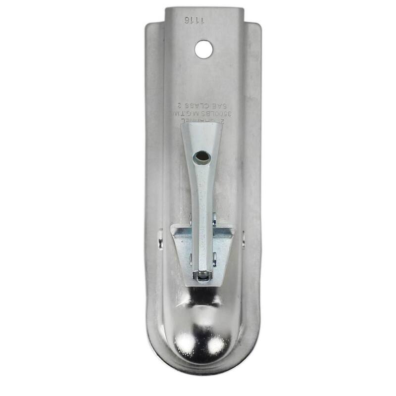 Quick Products Zinc Trigger-Style Trailer Coupler - 2 in. Ball, 2 in. Channel - 3,500 lbs. - QP-HS3023Z
