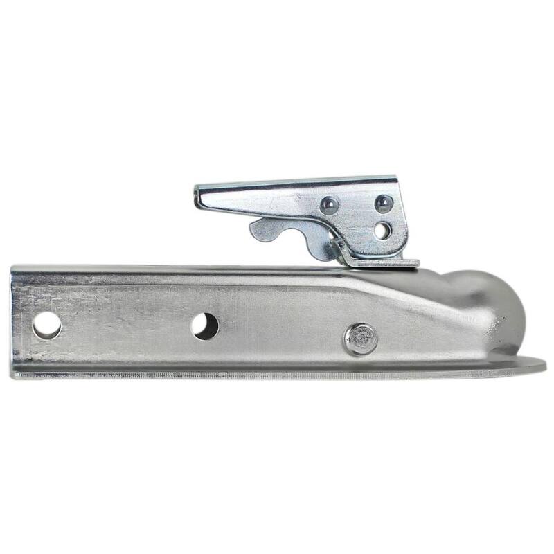 Quick Products Zinc Trigger-Style Trailer Coupler - 2 in. Ball, 2 in. Channel - 3,500 lbs. - QP-HS3023Z