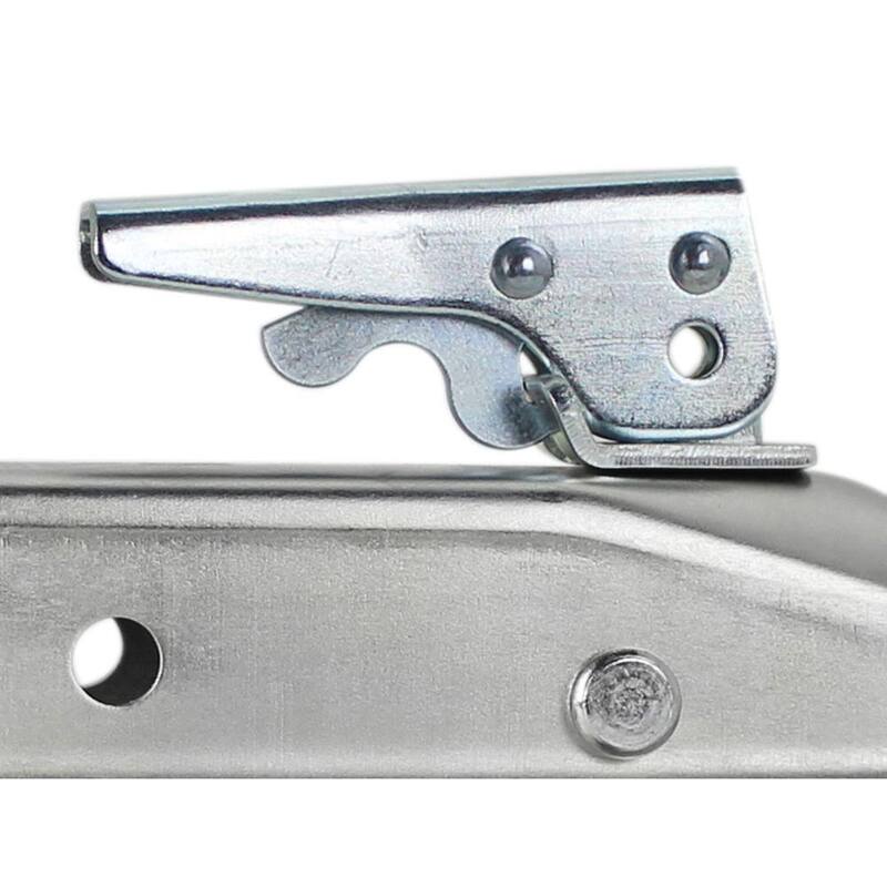 Quick Products Zinc Trigger-Style Trailer Coupler - 2 in. Ball, 2 in. Channel - 3,500 lbs. - QP-HS3023Z