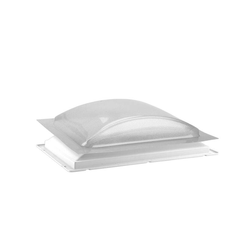 SR SPECIALTY RECREATION Low Profile Single Pane Exterior Skylight Kit - 14 in. x 22 in., Cracked Ice - K1422ELP