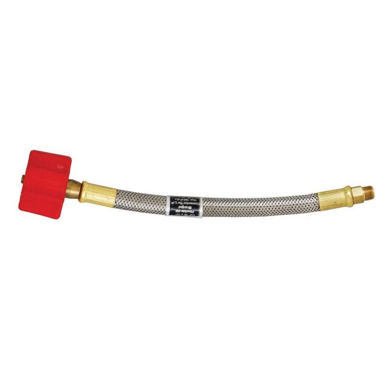MEC 15 in. Pigtail High Flow Stainless - MER425HSS-15P