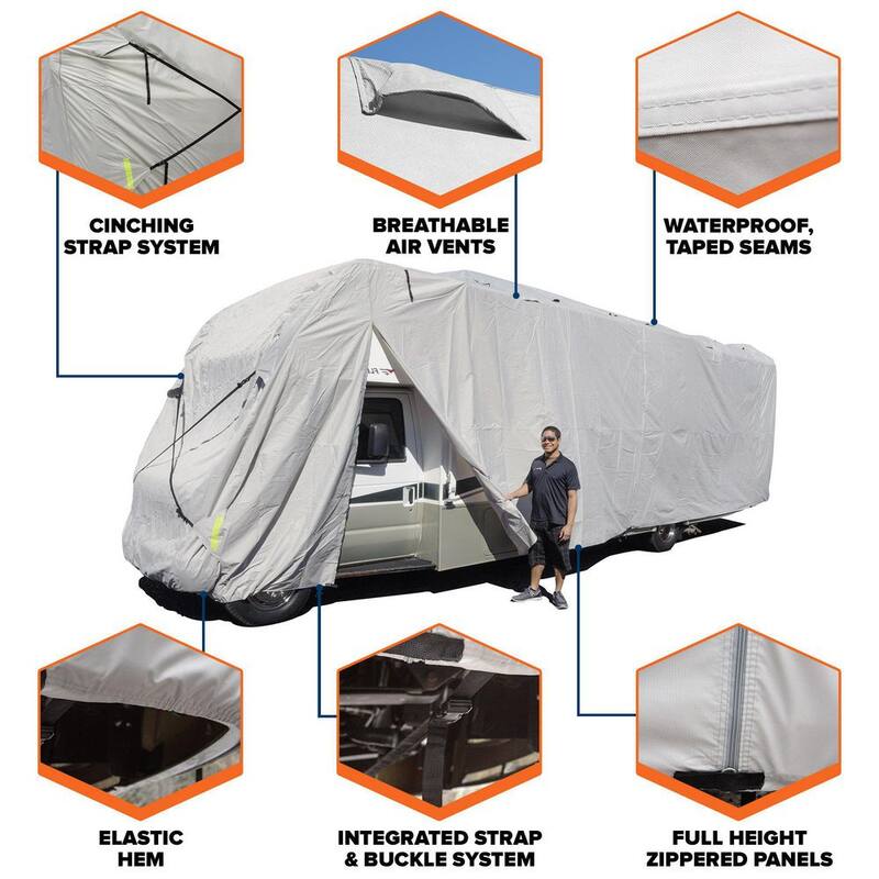 Budge Premier 400 in. x 105 in. x 108 in. Class C RV Cover Size RVC-E - RVRP-34