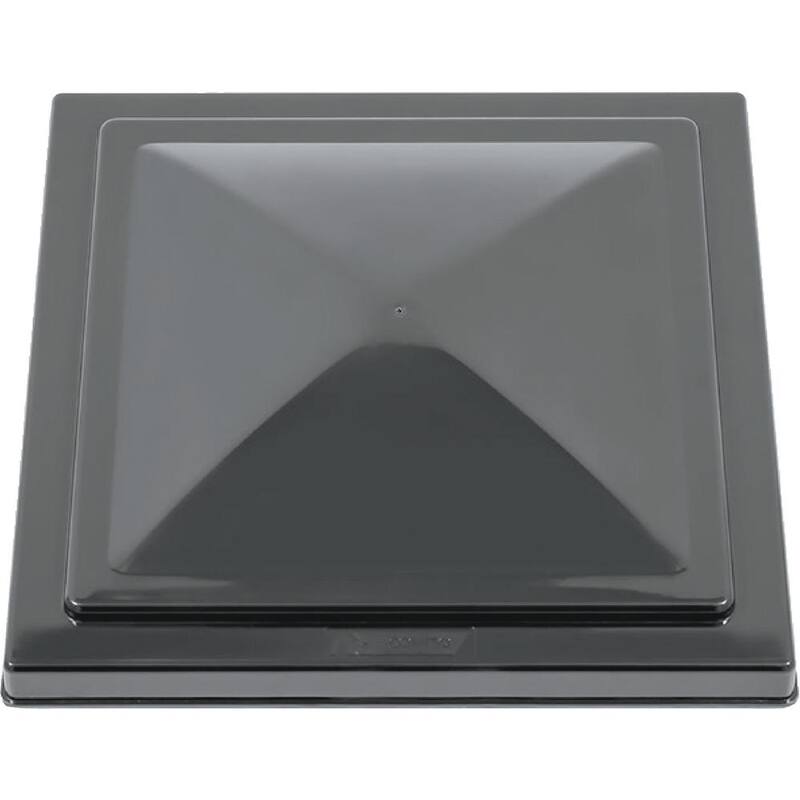 Camco 14 in. x 14 in. Unbreakable Polycarbonate Elixer and Ventline Vent Lid in Black - 40178