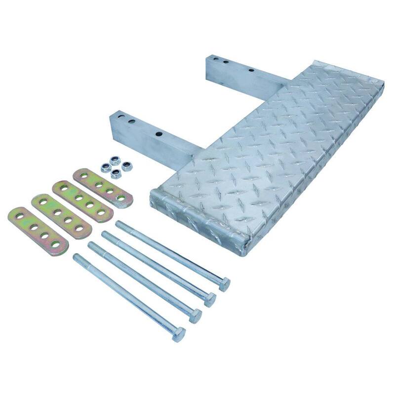 Extreme Max Heavy-Duty Aluminum Boat Trailer Step 6 in. x 20 in. - 3006.6857
