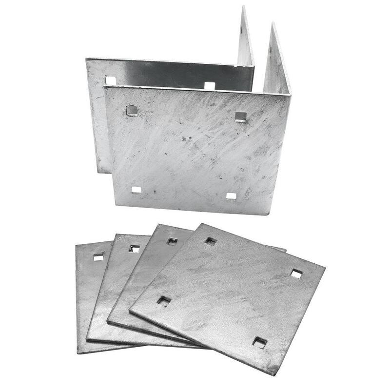 Extreme Max Dock Inside Corner Bracket Kit - Includes 2 Inside Corners and Four Backer Plates - 3005.5516