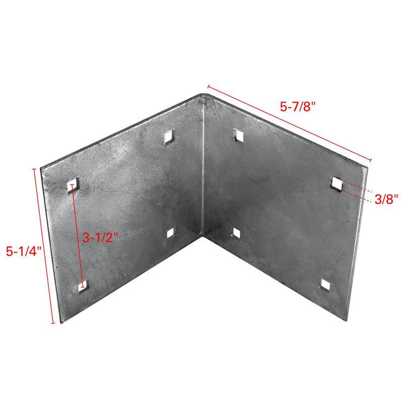 Extreme Max Dock Inside Corner Bracket Kit - Includes 2 Inside Corners and Four Backer Plates - 3005.5516
