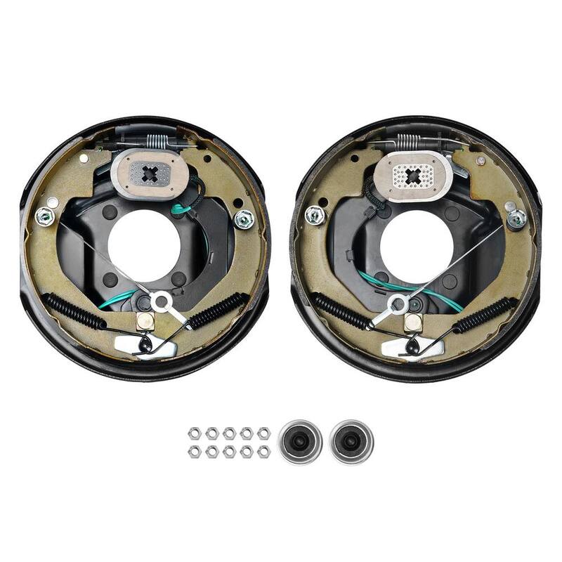 VEVOR Electric Trailer Brake Assembly, 10 in. x 2.25 in., 1 Pair Self-Adjusting Electric Brakes Kit for 3500 lbs. Axle - TCDZCC10225YO1TKFV9-730