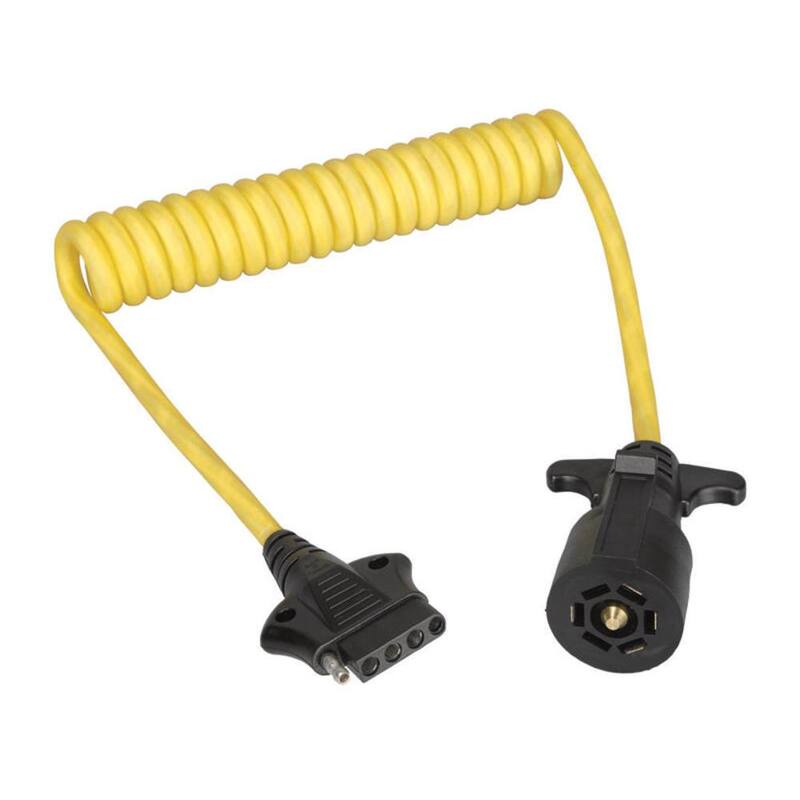 Reese Trailer Connector Adapter - 4 ft., 7-Pin to 5-Flat - 787195