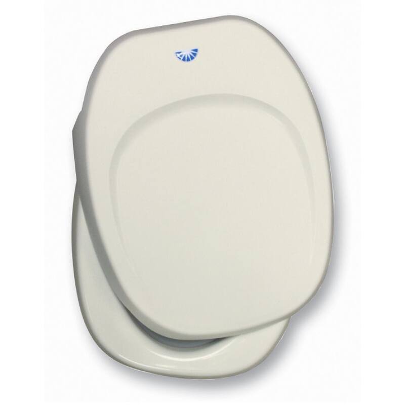 THETFORD Seat and Cover Assembly For Permanent Aqua Magic IV RV Toilet - Ivory - 36789