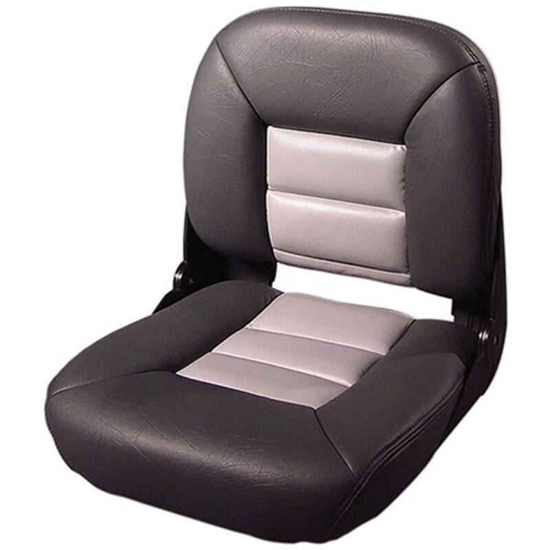 Tempress Navistyle Low-Back Boat Seat - Charcoal/Gray - 54675