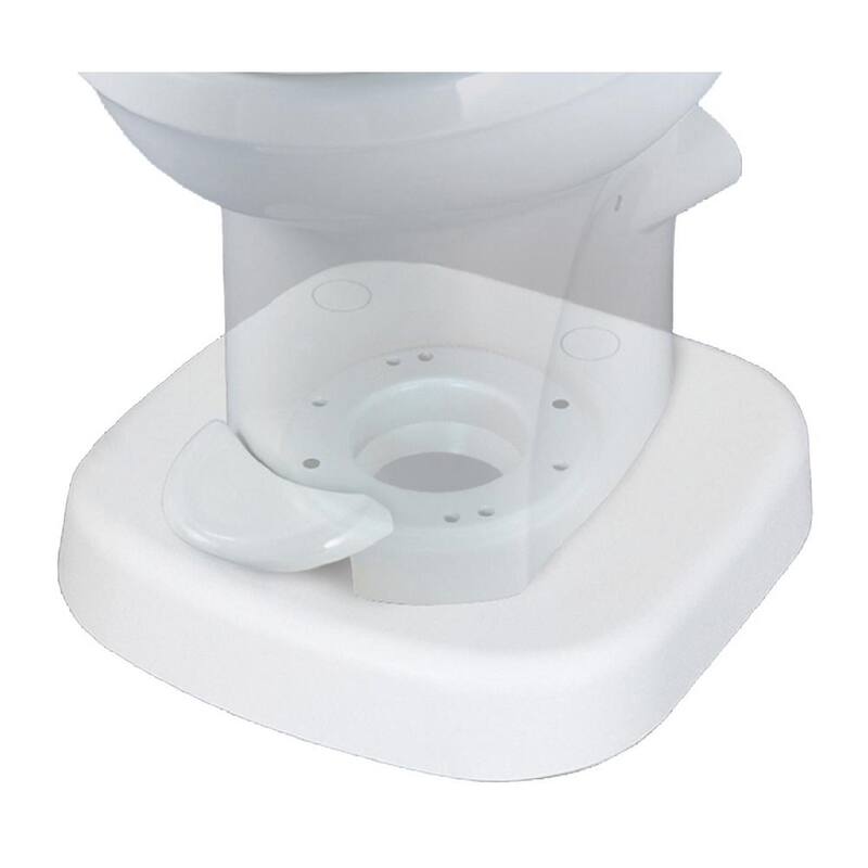 THETFORD 2.5 in. RV Toilet Riser Parchment for Portable RV Toilet - 24818