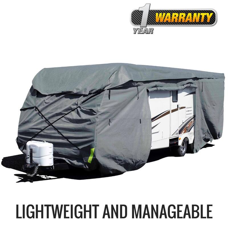 Budge Standard 252 in. x 105 in. x 116 in. Toy Hauler RV Cover, Size RVH-A - RVRB-50