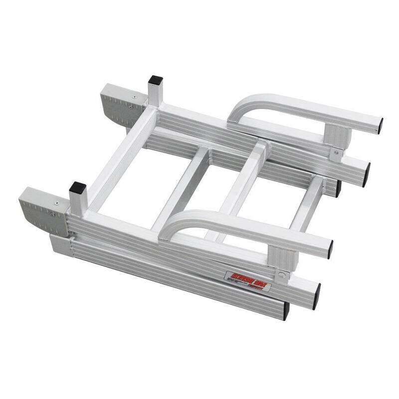 Extreme Max Aluminum 4-Step Compact Folding Pontoon Boarding Ladder - 3005.4089