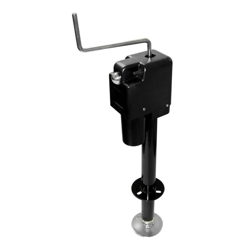 Quick Products Power A-Frame Electric Tongue Jack - 3,650 lbs. Lift Capacity, Black - JQ-3500B
