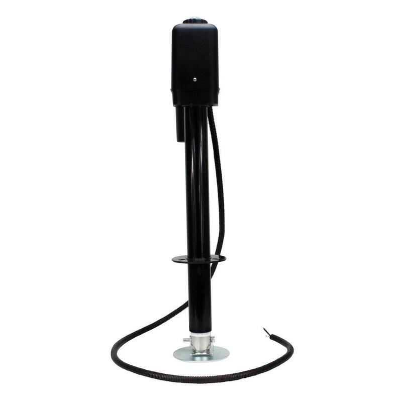 Quick Products Power A-Frame Electric Tongue Jack - 3,650 lbs. Lift Capacity, Black - JQ-3500B