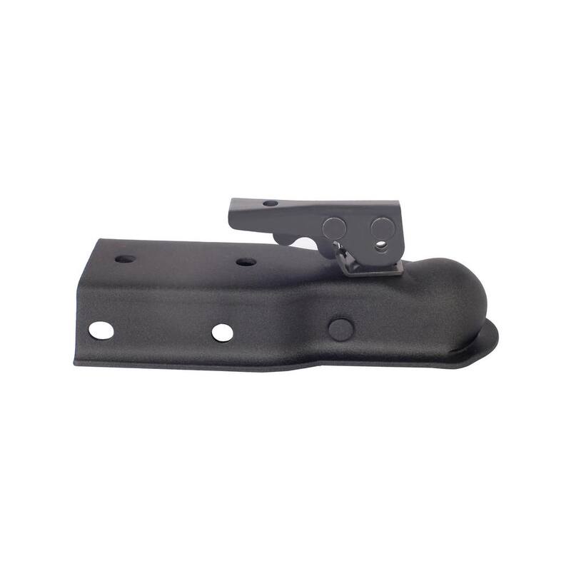 Trailer Valet Blackout 3500 lbs. 2 in. Ball 3 in. Channel Coupler with Signature Black Wrinkle Powder Coat - BSCS2005