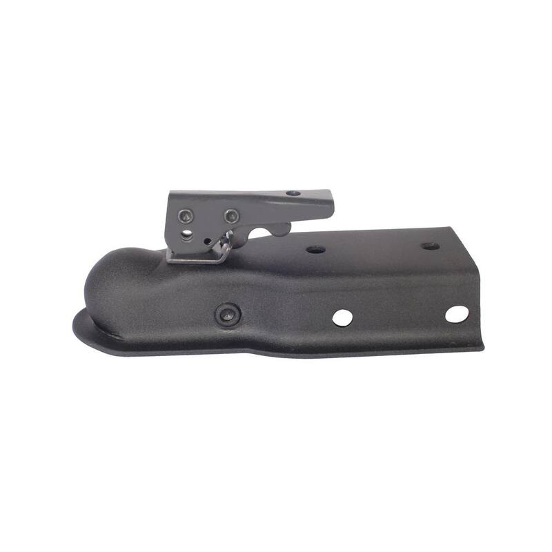 Trailer Valet Blackout 3500 lbs. 2 in. Ball 3 in. Channel Coupler with Signature Black Wrinkle Powder Coat - BSCS2005