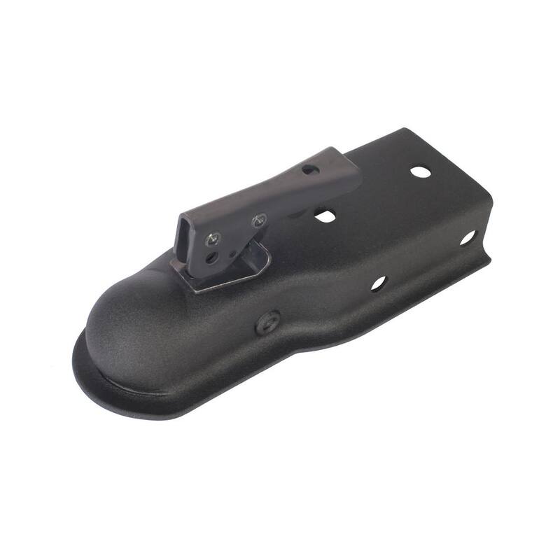 Trailer Valet Blackout 3500 lbs. 2 in. Ball 3 in. Channel Coupler with Signature Black Wrinkle Powder Coat - BSCS2005