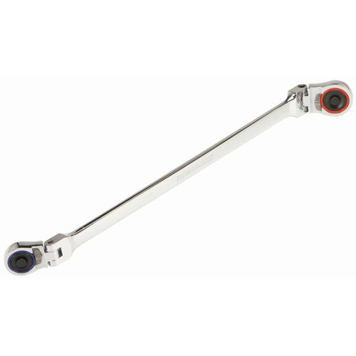 Trinquete de cabeza flexible de doble alcance de 1/4 y 3/8 pulgadas de Pittsburgh Pro - 67994