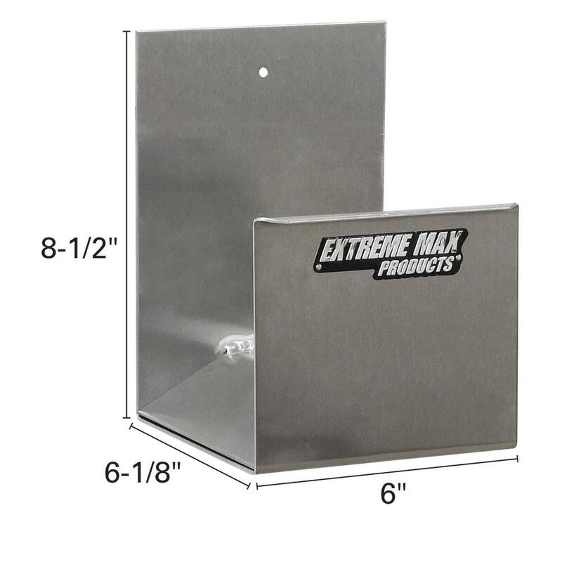 Extreme Max Large Aluminum Cord Cable Hose Hanger Organizer for Enclosed Race Trailer Shop Garage Storage - 5001.6047