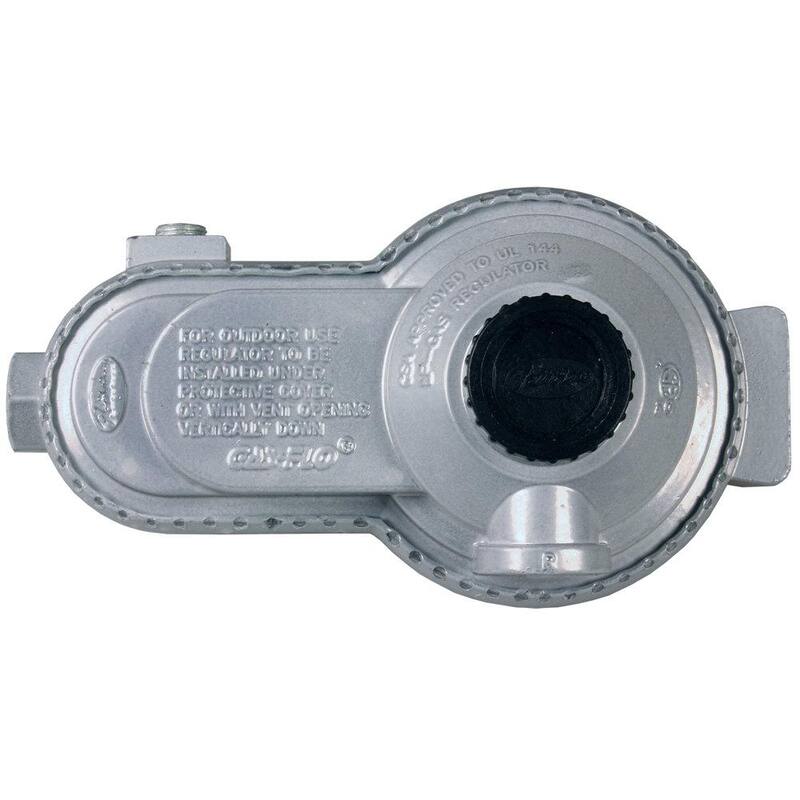 JR Products Low Pressure Two-Stage LP Gas Regulator - 07-30385