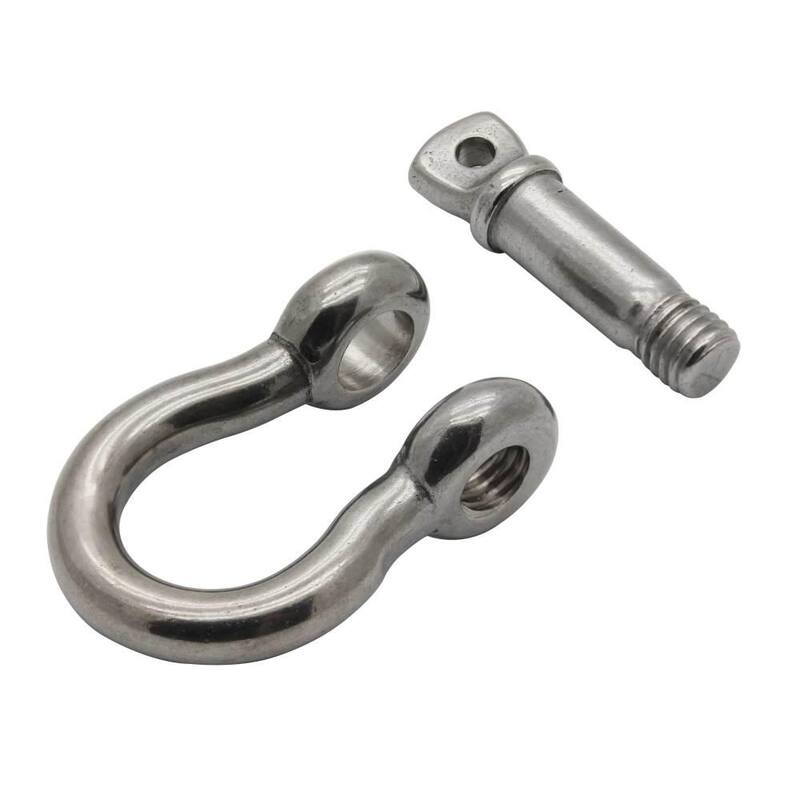 Extreme Max BoatTector Stainless Steel Anchor Shackle - 1/2", 4-Pack - 3006.8324.4